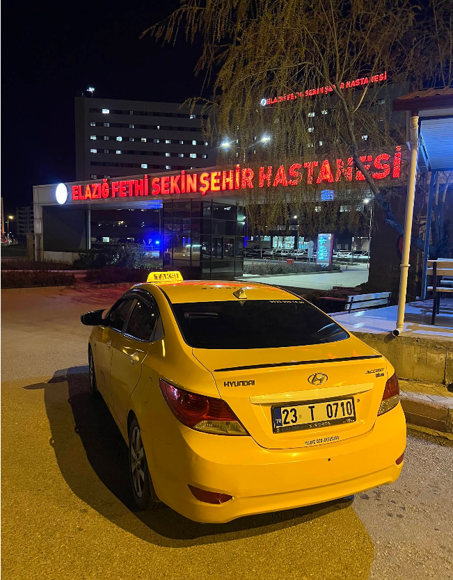 Elazig City Hospital Taxi website screenshot